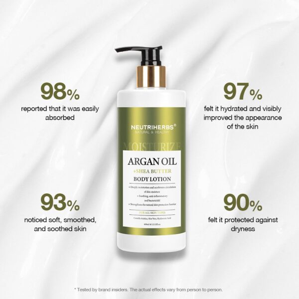 Argan oil body lotion