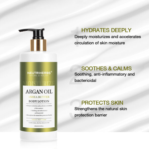 Argan oil body lotion