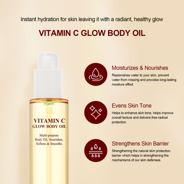 Vitamin C glow body oil