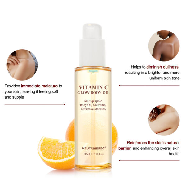 Vitamin C glow body oil