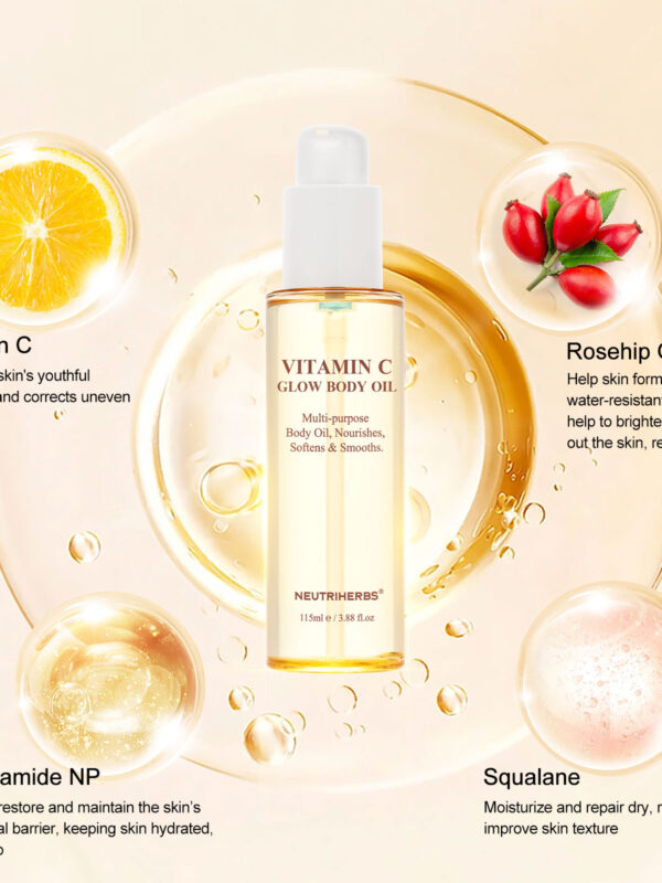 Vitamin C glow body oil