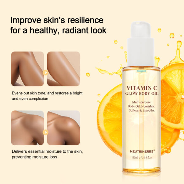 Vitamin C glow body oil