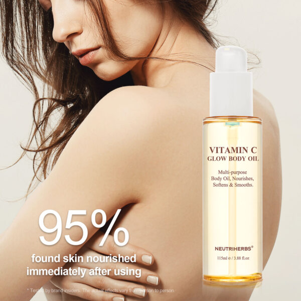 Vitamin C glow body oil