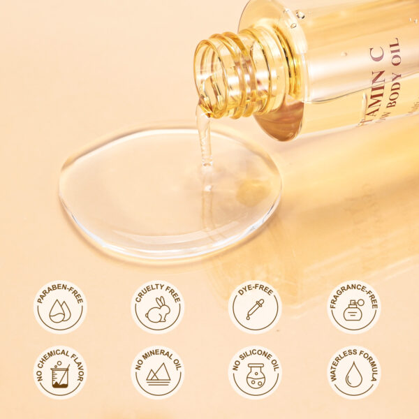 Vitamin C glow body oil