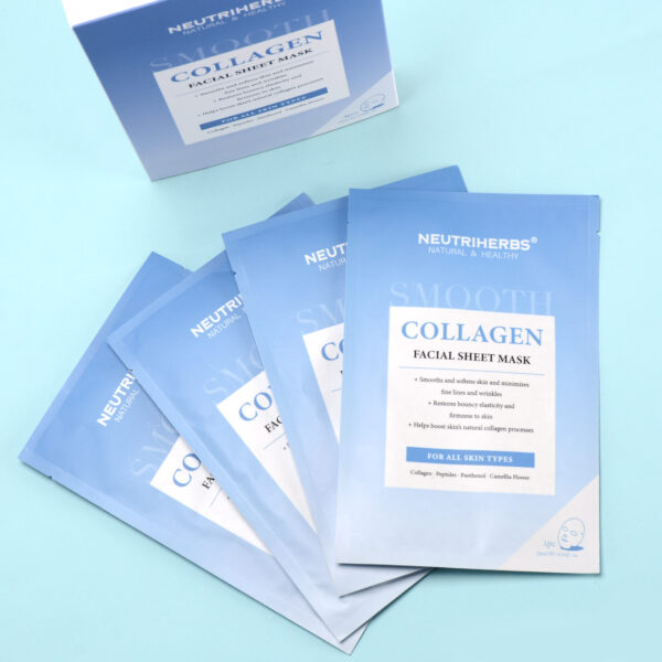 Collagen facial sheet mask