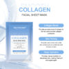 Collagen facial sheet mask