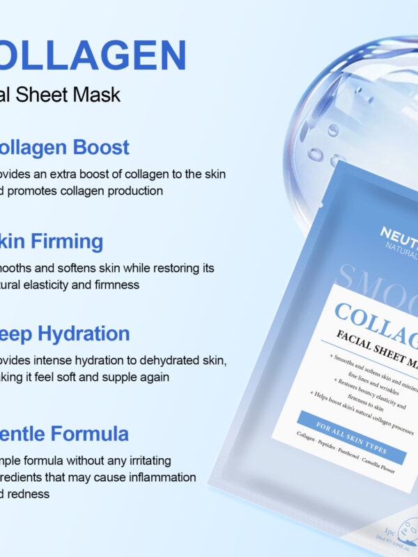 Collagen facial sheet mask