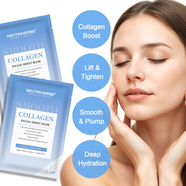 Collagen facial sheet mask