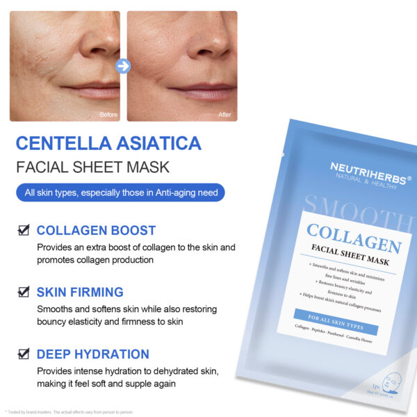 Collagen facial sheet mask