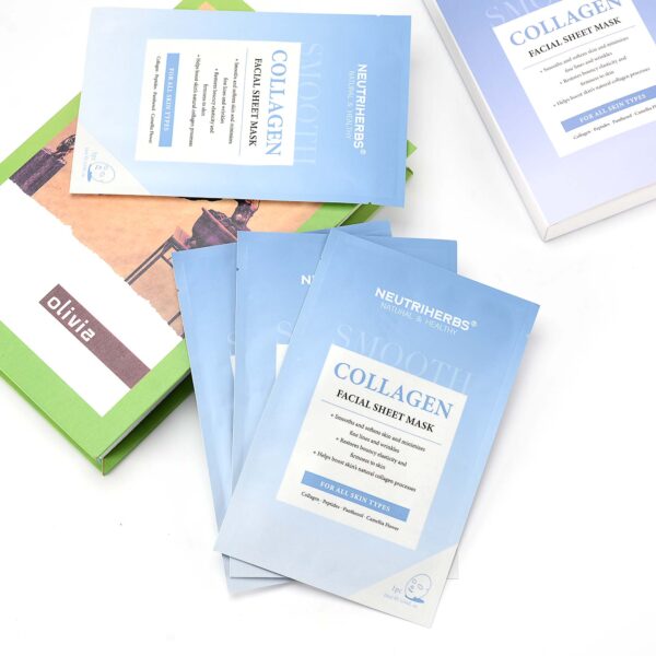 Collagen facial sheet mask