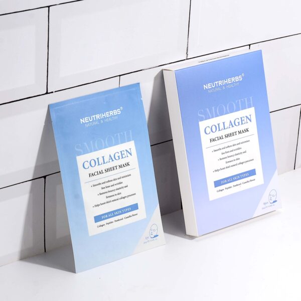 Collagen facial sheet mask