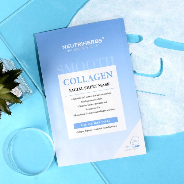 Collagen facial sheet mask