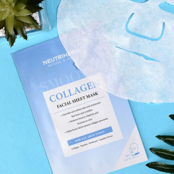 Collagen facial sheet mask