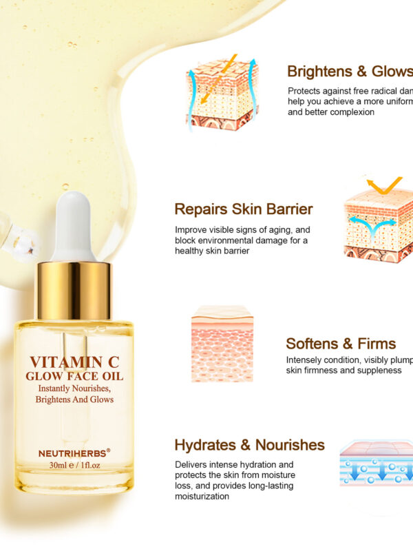 Vitamin C glow face oil