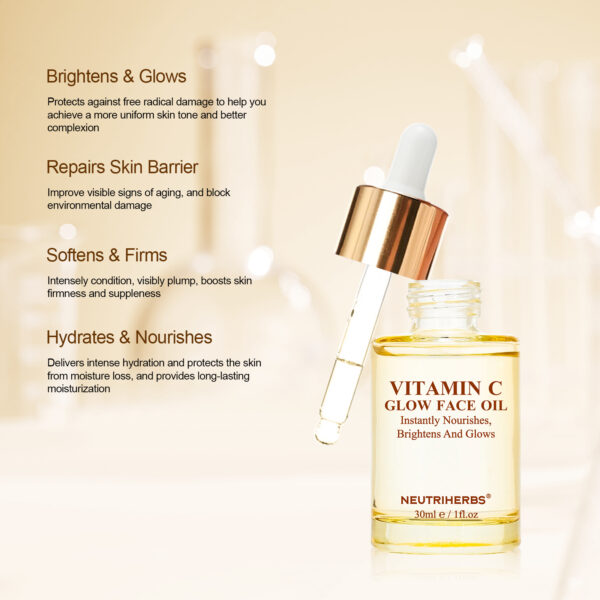 Vitamin C glow face oil
