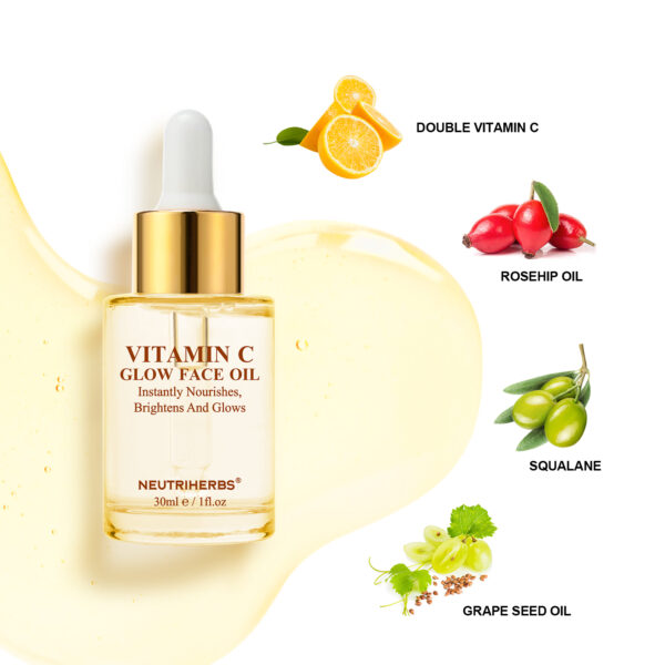 Vitamin C glow face oil