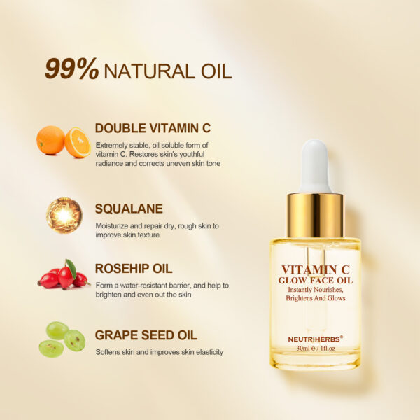 Vitamin C glow face oil
