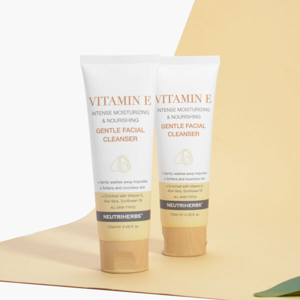 Vitamin E facial cleanser