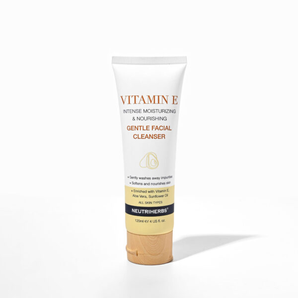 Vitamin E facial cleanser