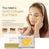 24K gold eye patch