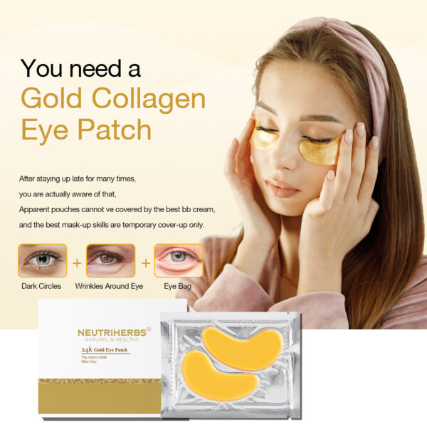 24K gold eye patch