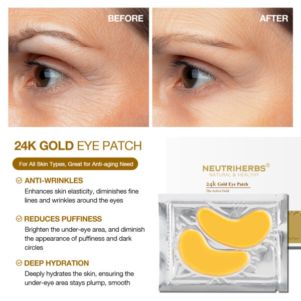 24K gold eye patch