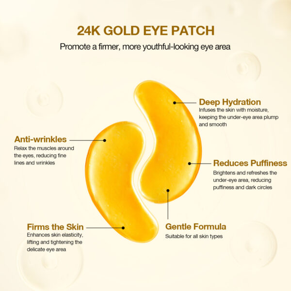 24K gold eye patch