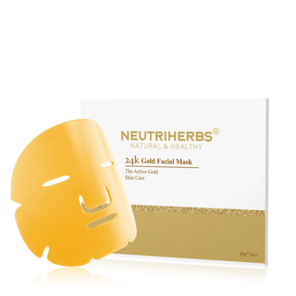 24K gold facial mask