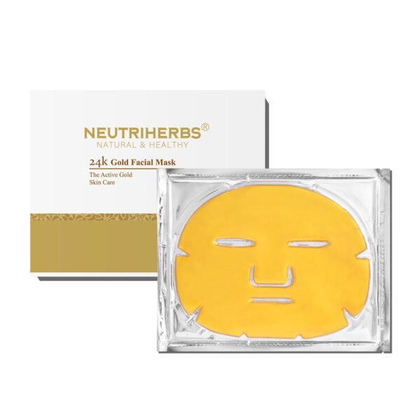 24K gold facial mask