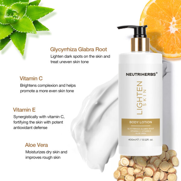 Lighten skin body lotion