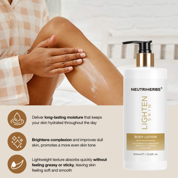 Lighten skin body lotion