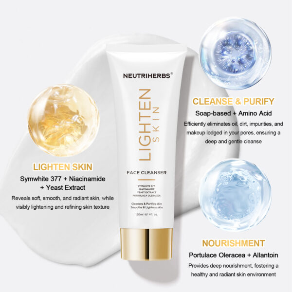 Lighten skin cleanser