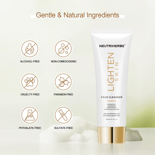 Lighten skin cleanser