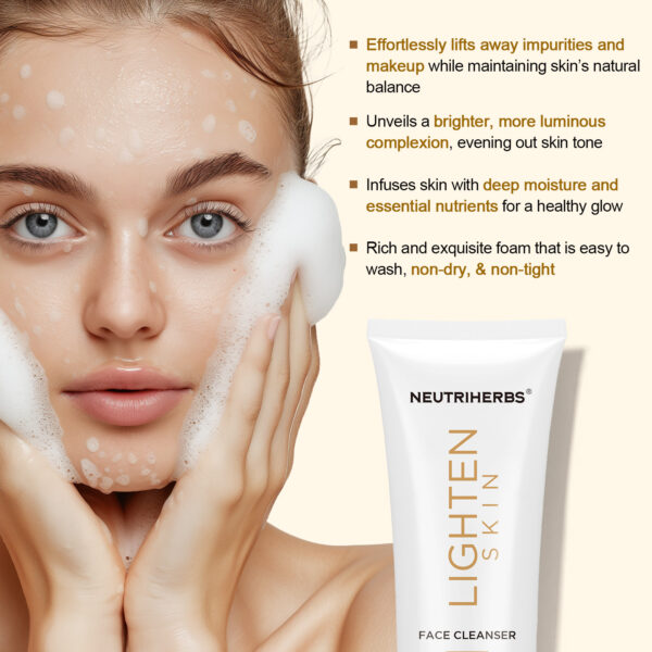 Lighten skin cleanser