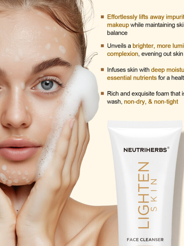 Lighten skin cleanser