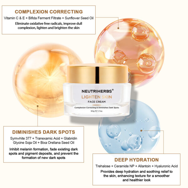 Lighten skin face cream