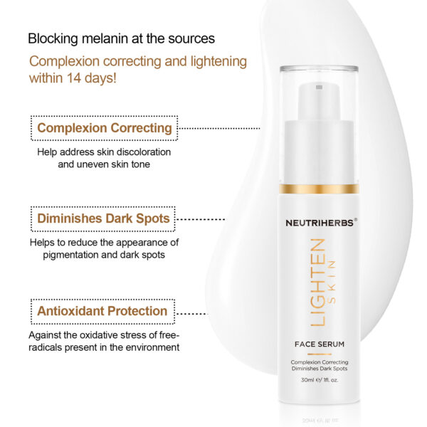 Lighten skin face serum