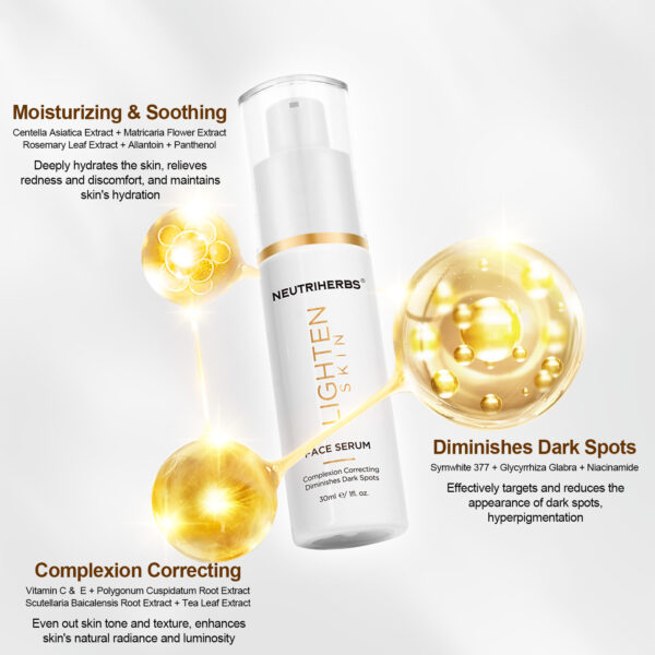 Lighten skin face serum