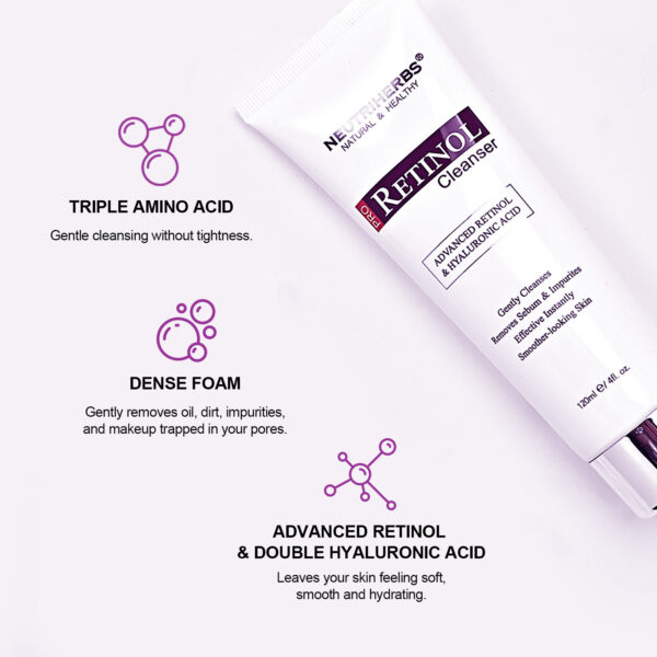 Retinol cleanser