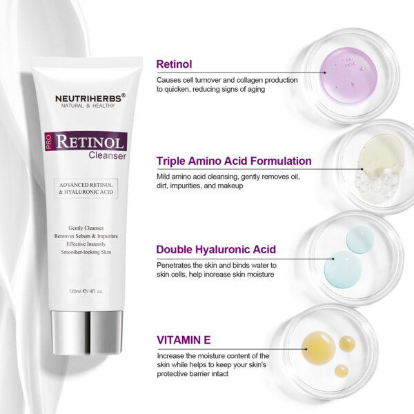 Retinol cleanser
