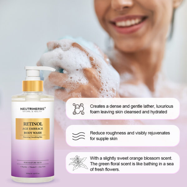 Retinol body wash