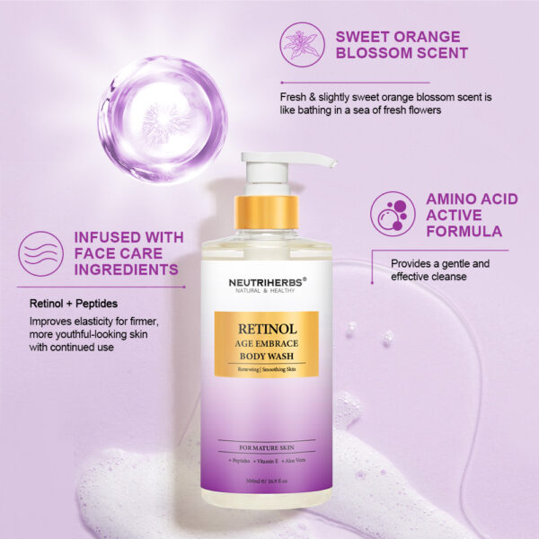 Retinol body wash