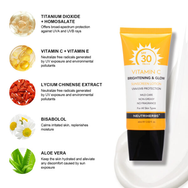 Sunscreen lotion SPF30