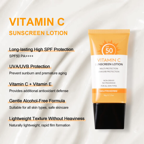 Sunscreen lotion SPF50