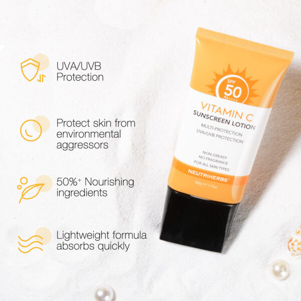Sunscreen lotion SPF50