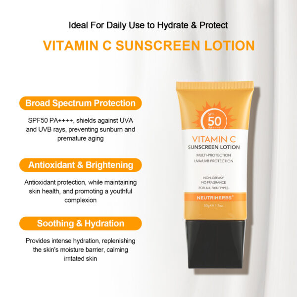 Sunscreen lotion SPF50