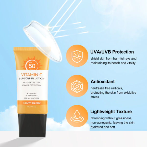Sunscreen lotion SPF50