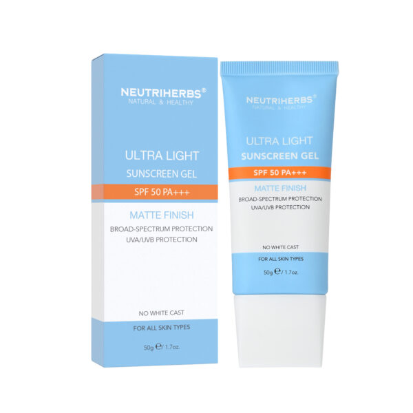 Sunscreen gel SPF50