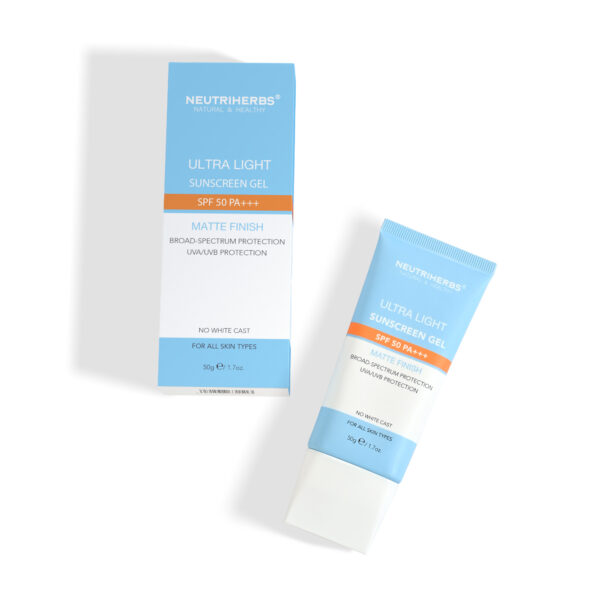 Sunscreen gel SPF50