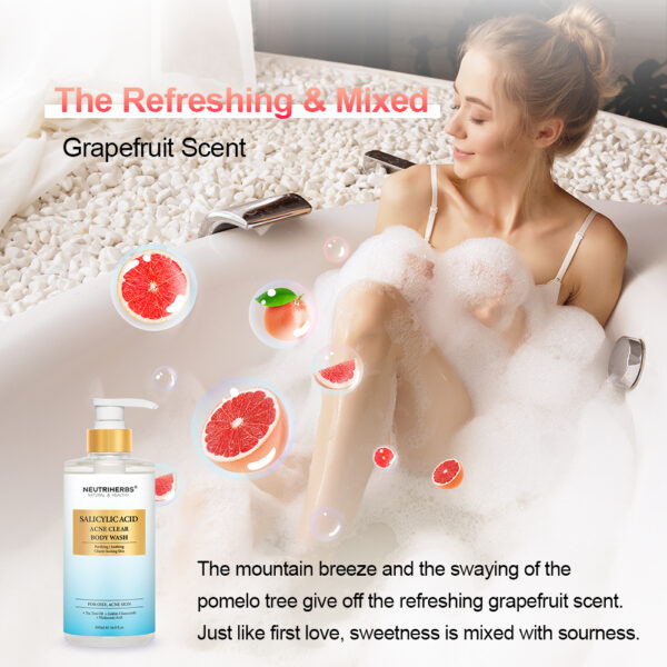 Salicylic acid body wash